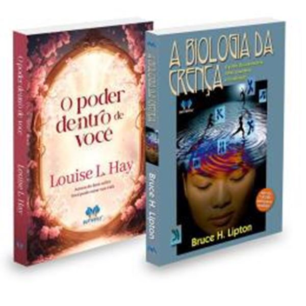 Picture of KIT 2 LIVROS AUTOAJUDA - PODER DENTRO DE VOCE + BIOLOGIA DA CRENCA