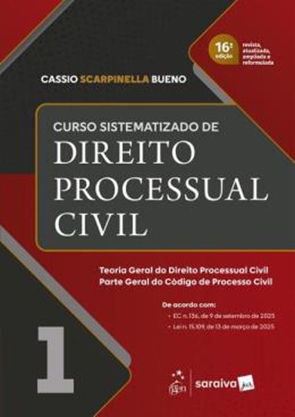 Picture of CURSO SISTEMATIZADO DE DIREITO PROCESSUAL CIVIL - VOL. 01 - 16ª ED 2026