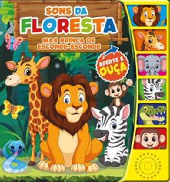 Picture of SONS DA FLORESTA - MAX BRINCA DE ESCONDE-ESCONDE - LIVRO SONORO