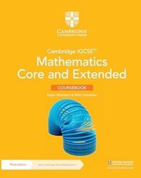 Picture of CAMBRIDGE IGCSE MATHEMATICS CORE AND EXTENDED COURSEBOOK WITH CAMBRIDGE ONLINE MATHEMATICS ACCESS - 2 YEARS - 3RD ED