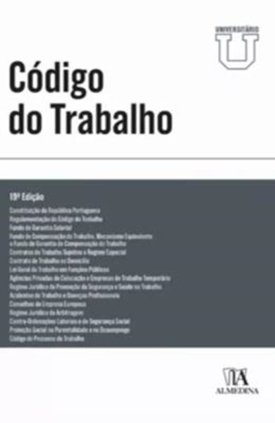 Picture of CODIGO DO TRABALHO - 19ª ED