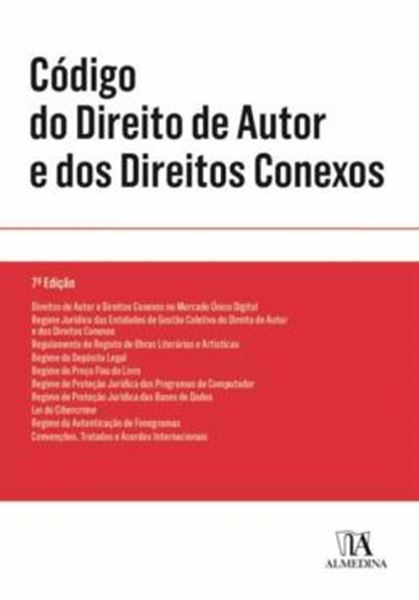 Picture of CODIGO DO DIREITO DE AUTOR E DOS DIREITOS CONEXOS - 7ª ED