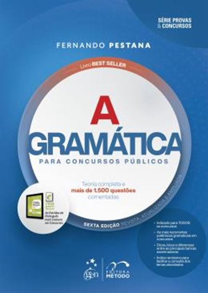 Picture of A GRAMATICA PARA CONCURSOS PUBLICOS - 6? EDICAO 2026